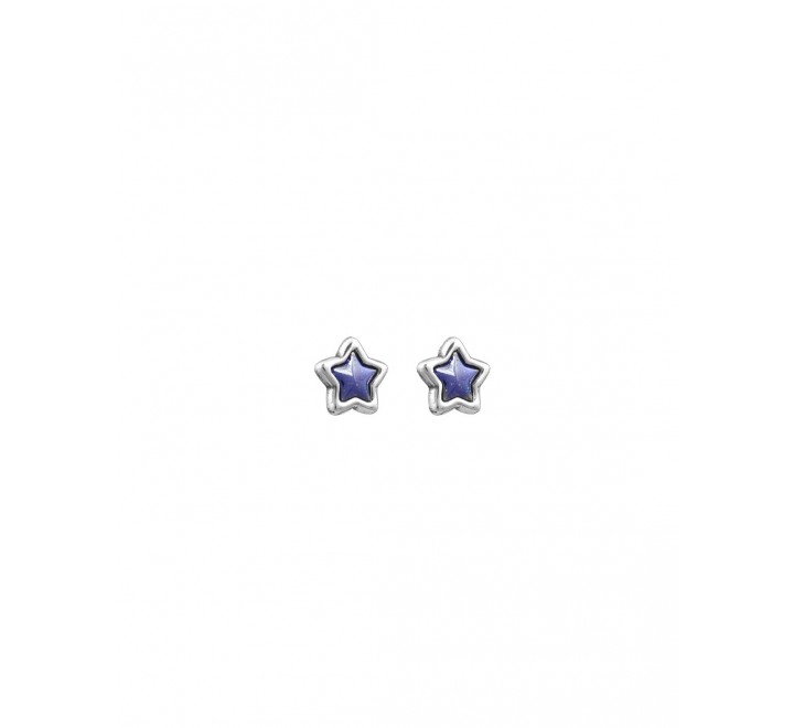 PENDIENTES CICLON ESTRELLA AZUL ZAMAK 222605-07