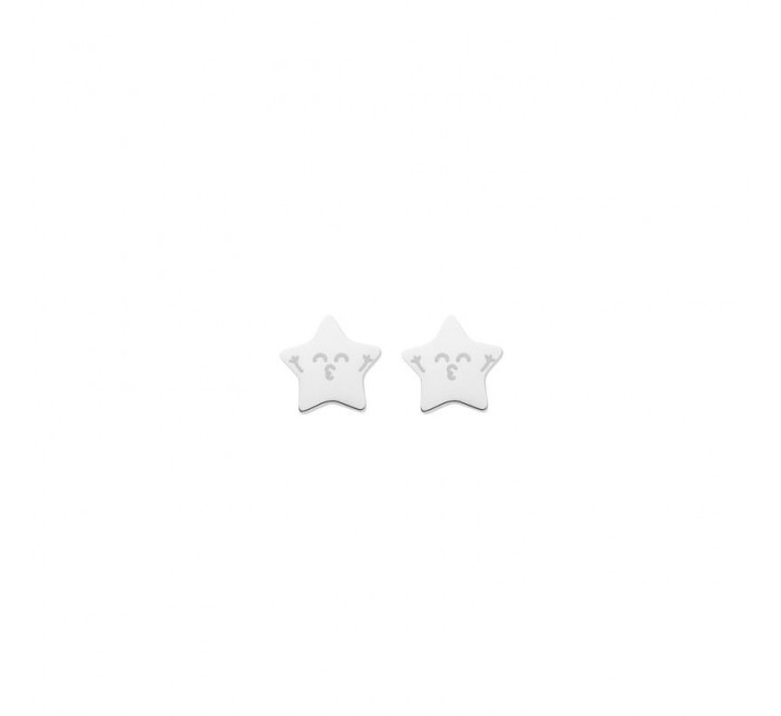 PENDIENTES MR WONDERFUL WJ10002 ACERO ESTRELLAS