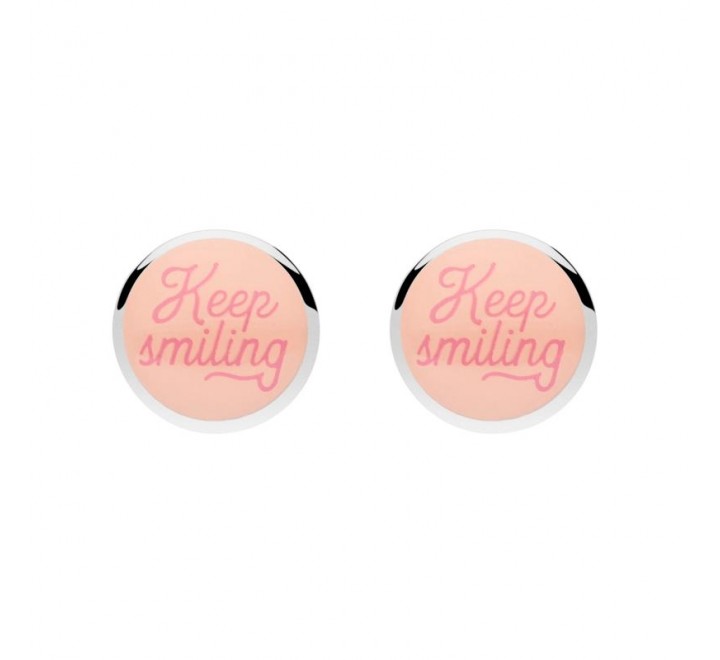 PENDIENTES MR WONDERFUL WJ10309 ACERO ESMALTADO