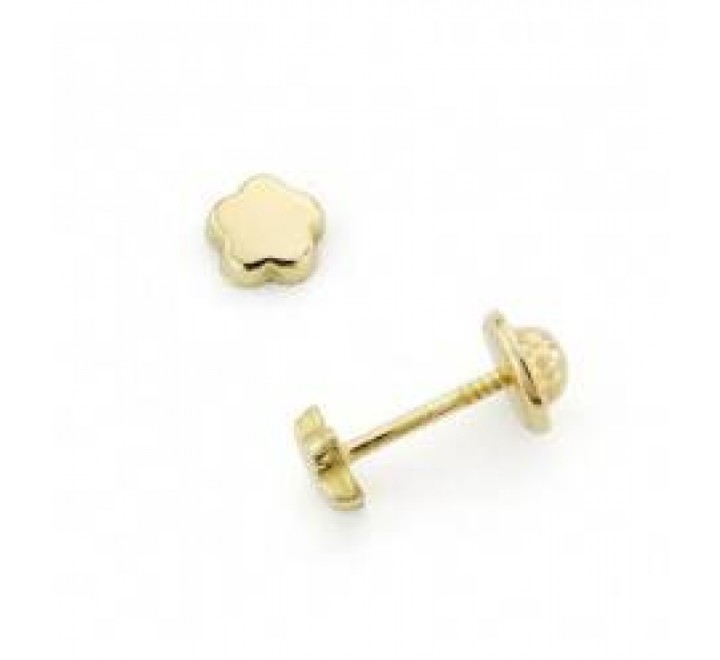 PENDIENTES ORO 18KTES FLOR 4,5 MLM 18391