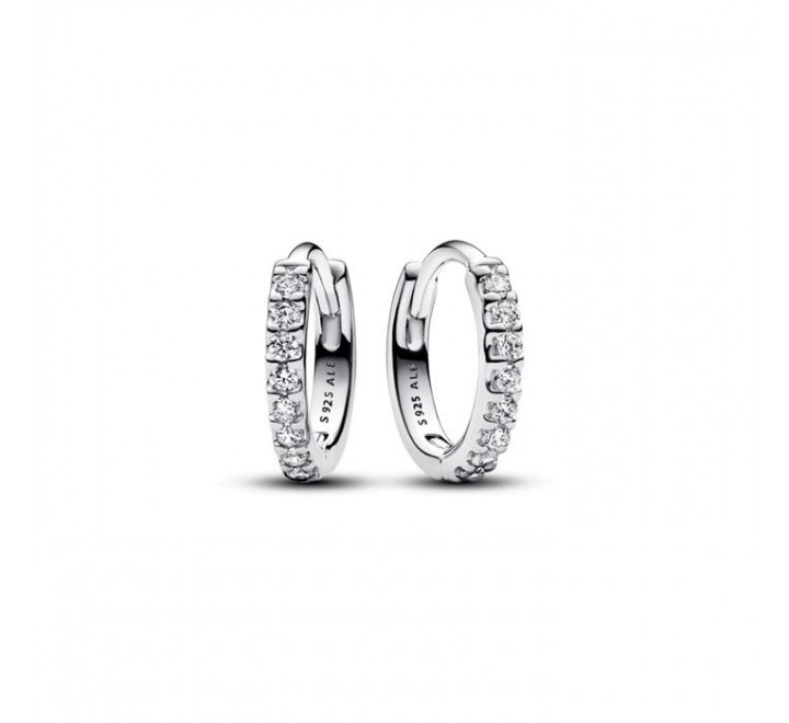 PENDIENTES PANDORA PLATA ARO ABRAZO CIRCONITAS 293015C01