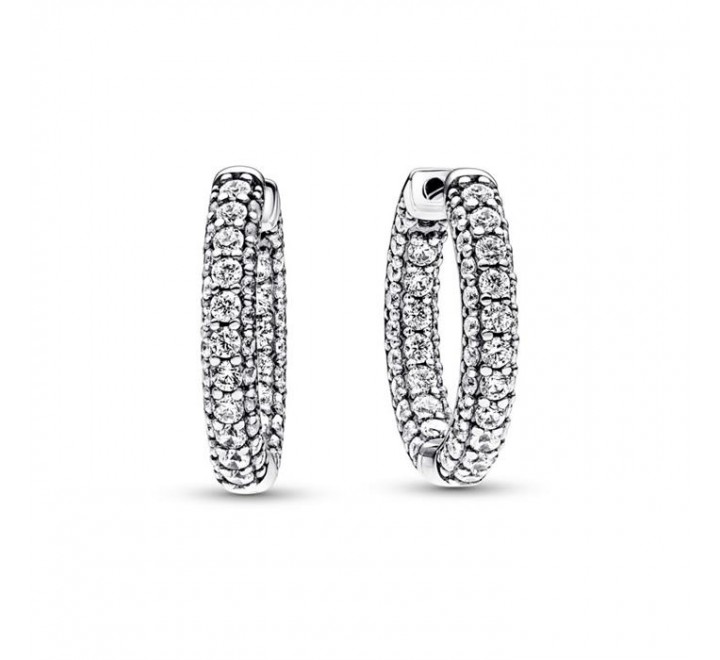 PENDIENTES PANDORA PLATA ARO CON CIRCONITAS 292624C01