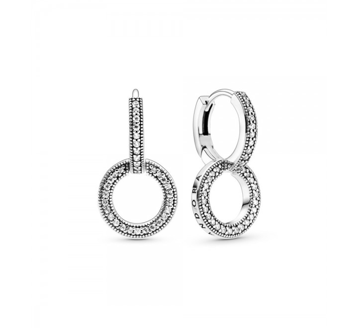PENDIENTE PANDORA PLATA CIRCONITAS 299052C01