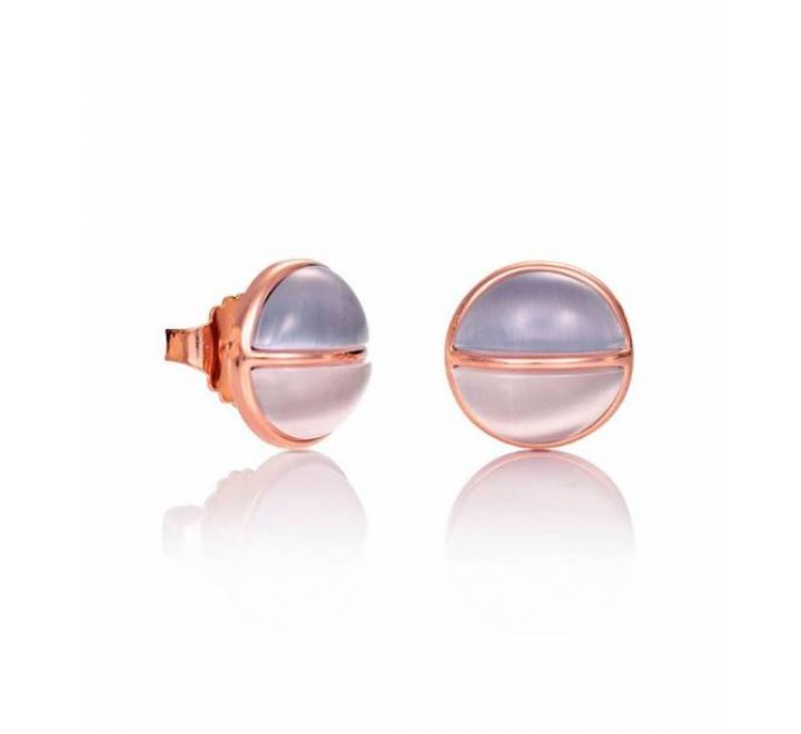 PENDIENTES VICEROY ACERO ROSADO PIEDRAS COLOR 6412E19017