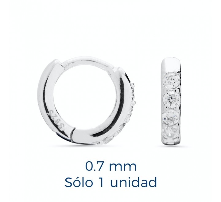 PENDIENTE LUXENTER PIR0240000 PLATA ARO CIRCONITAS ANSUNG