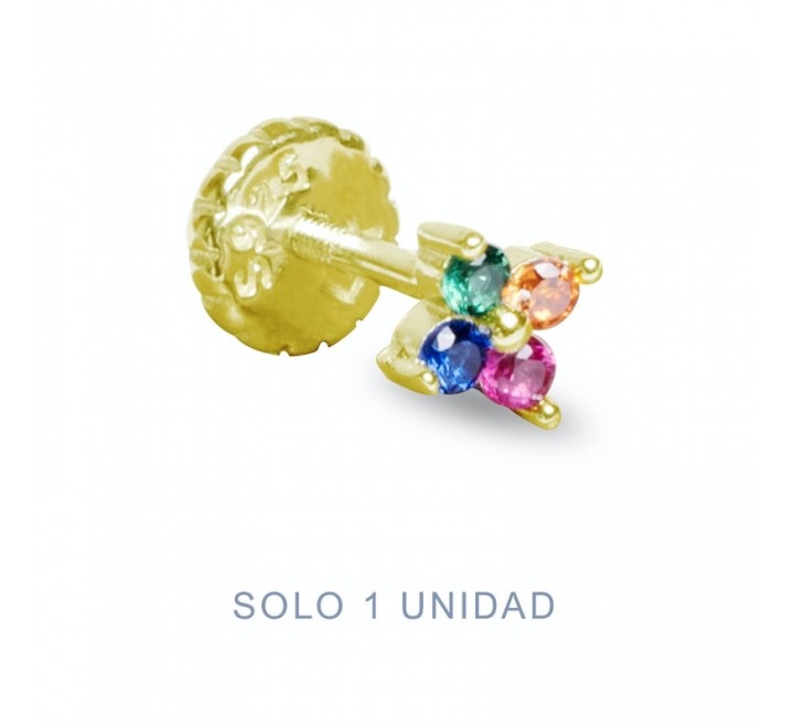 PENDIENTE LUXENTER PIR055Y2000 PLATA CHAPADA TYULU