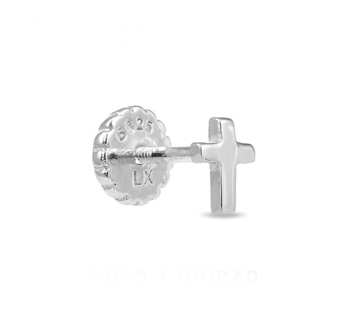 PENDIENTE LUXENTER PIR02799900 PLATA CRUZ LISA TRIRA