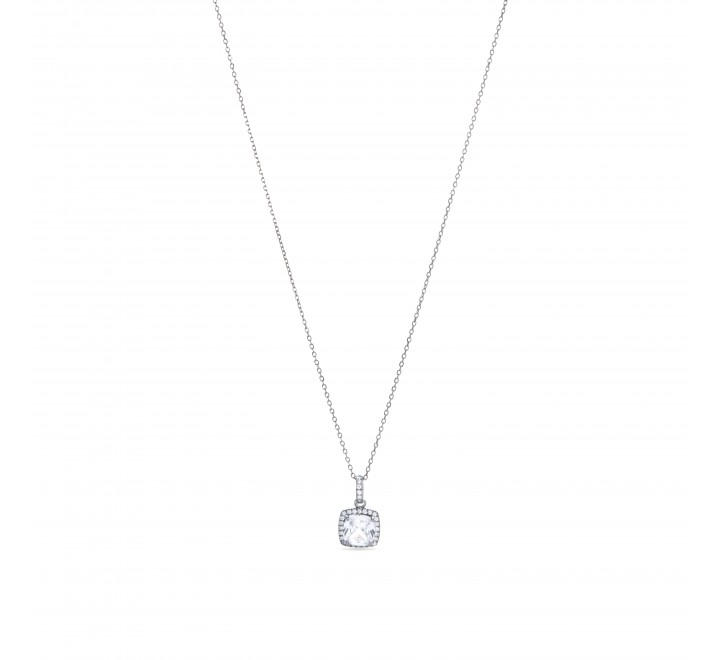 GARGANTILLA LUXENTER PLATA CIRCONITA CUADRADA PH0220000