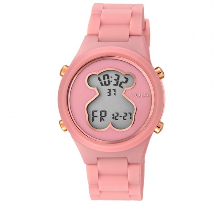 RELOJ TOUS D-BEAR  DIGITAL CORREA SILICONA CORAL 000351605