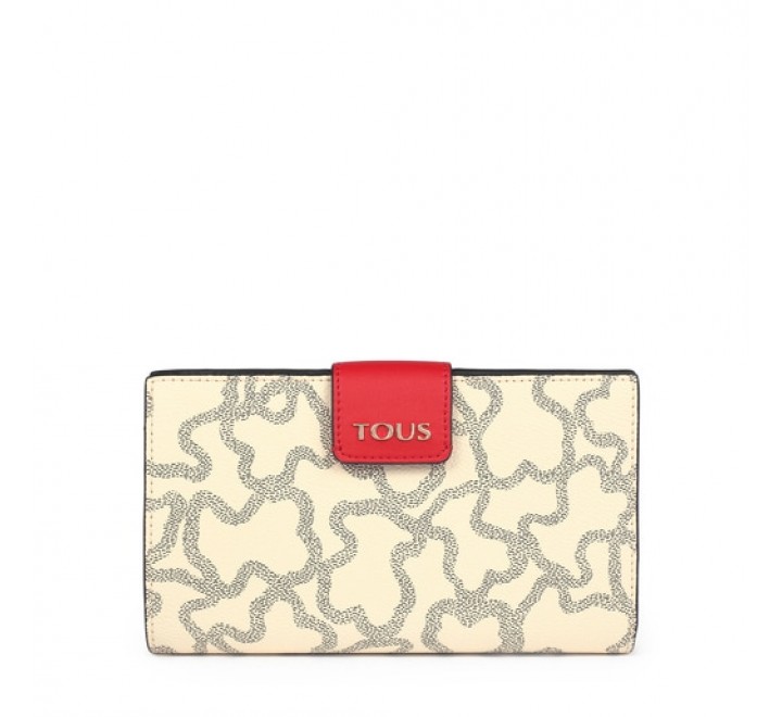 BILLETERA M TOUS FLAT K ICON MULTI-BEIGE 095960533