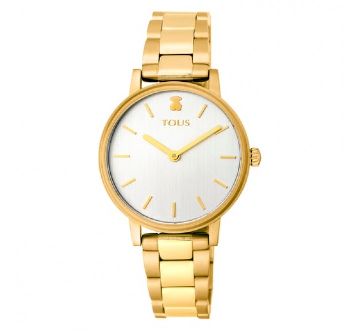 RELOJ TOUS ACERO DORADO PIEDRAS DE COLORES 100350595