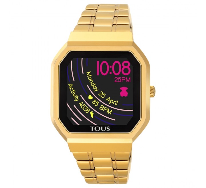 RELOJ TOUS D-BEAR CONNECT ACERO DORADO Y CAJA 100350700