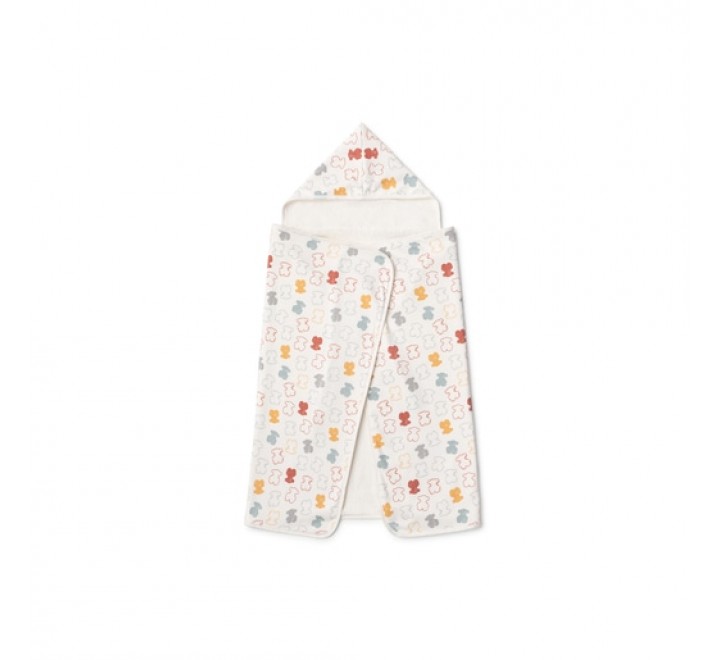CAPA BAñO CAPUCHA TOUS BABY COLORS-1507 CRUDO 195825116