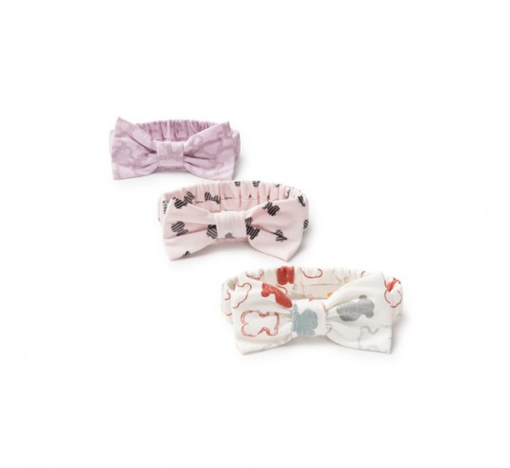 Set de tres diademas Baby TOUS con lazo para el pelo y cinta