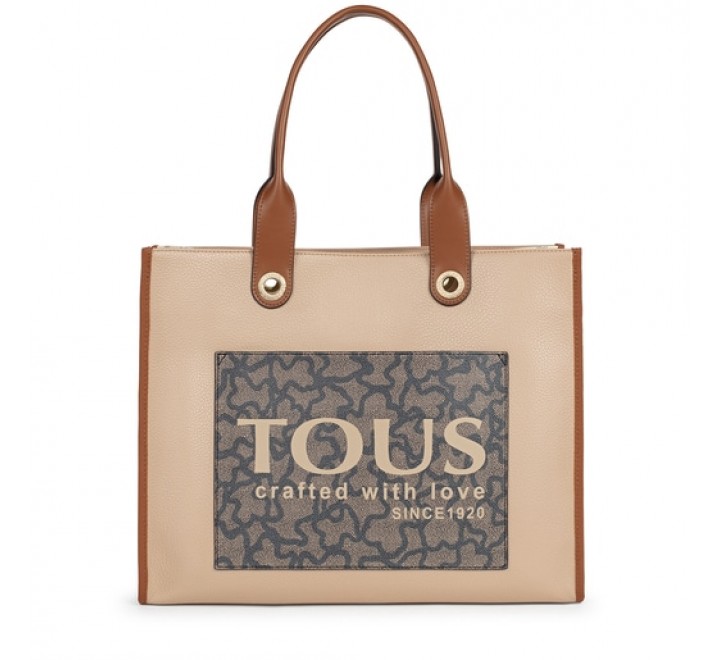 SHOPPING XL TOUS AMAYA K ICON MARRON-BEIGE 195900368