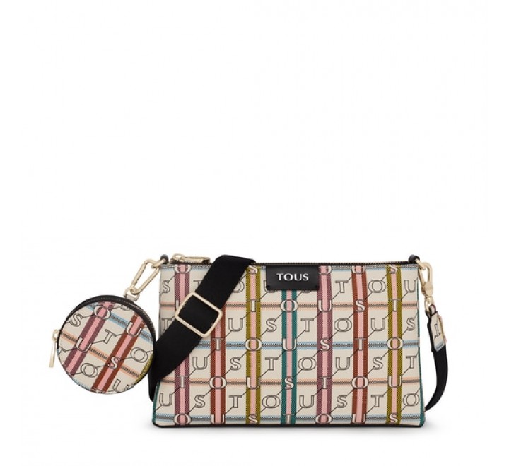 BANDOLERA TOUS FLAT T CROSSROAD MULTI-NEGRO 295900943