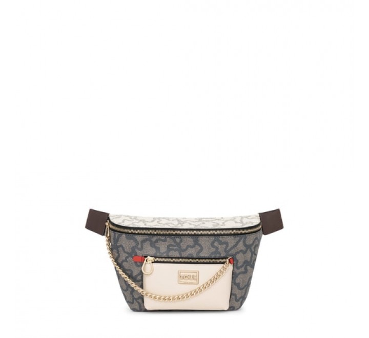Bolso ri onera TOUS Kaos Legacy de lona hidr fuga con estampado