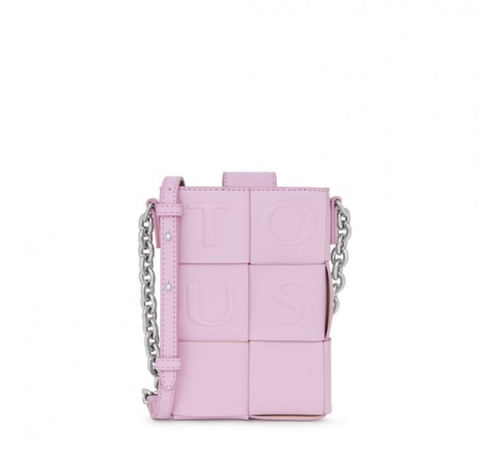 MINIBOLSO TOUS T DAMAS MALVA-BEIGE 295901143