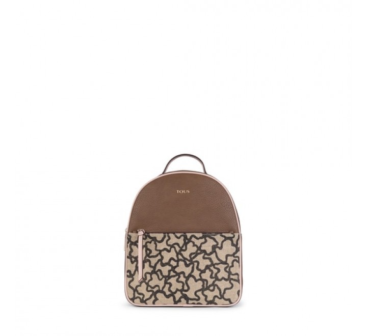 MOCHILA M TOUS ELICE NEW MARRON-ROSA 895890028