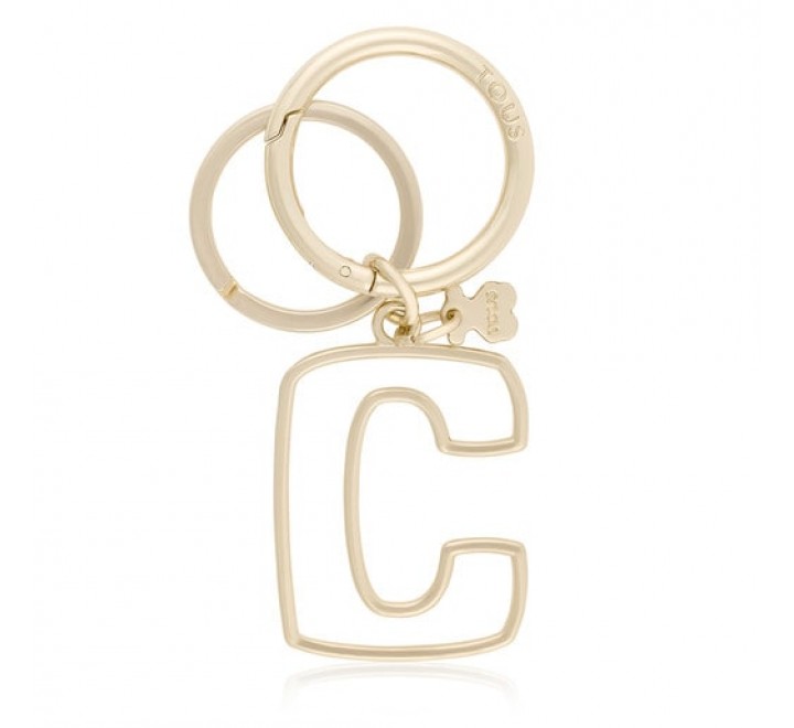COLGANTE-LLAVERO TOUS LETRA C DORADO 895930003