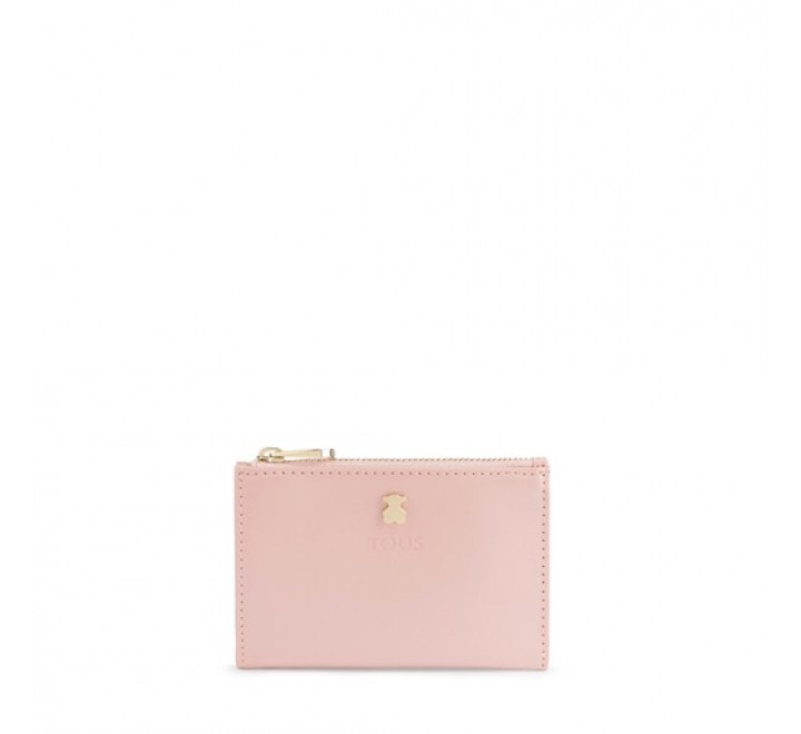MONEDERO-TARJETERO TOUS DORP ANTIQUE ROSA 995970517