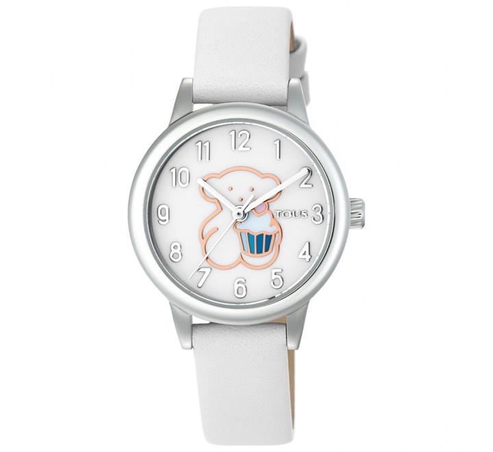 RELOJ TOUS NIÑA 000351430 CORREA BLANCA