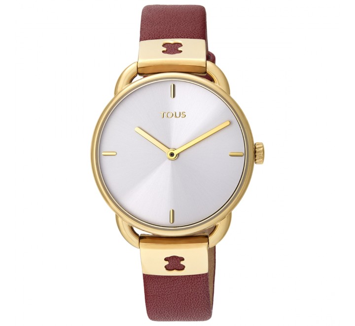 RELOJ TOUS MUJER 000351470 CORREA PIEL ROJO