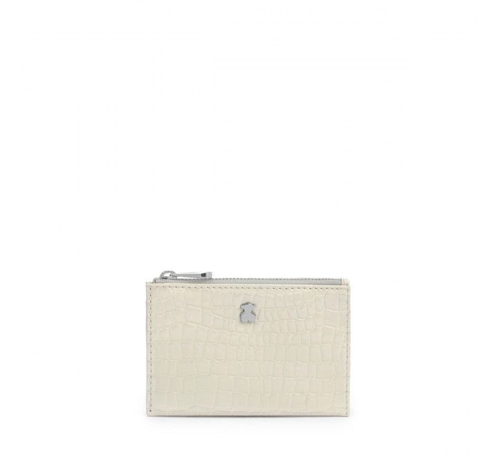 MONEDERO-TARJETERO TOUS  DORP EXOTIC BEIGE 095960343