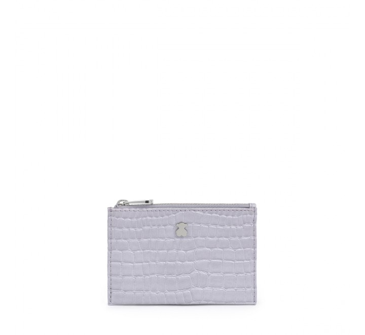 MONEDERO-TARJETERO TOUS DORP EXOTIC MALVA 095960344