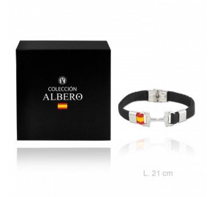 PULSERA ALBERO 210940 ACERO ESTRIBO BANDERA ESPA?A