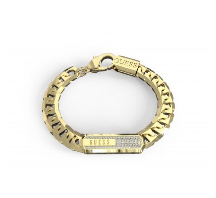 PULSERA GUESS ACERO DORADO JUMB4044JWYGS