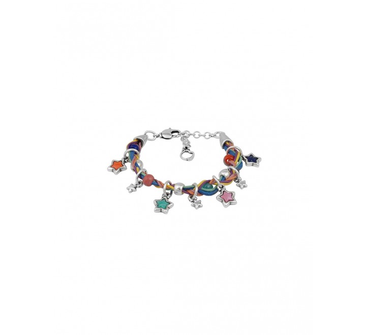 PULSERA CICLON MULTIHILO COLORES ESTRELLAS ZAMAK 222107