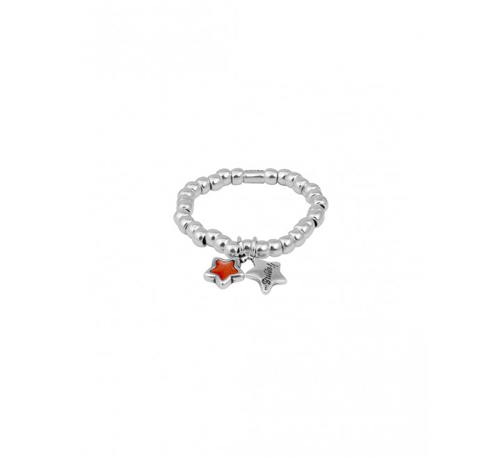 PULSERA CICLON BOLAS Y ESTRELLA NARANJA ZAMAK 222102-06-0