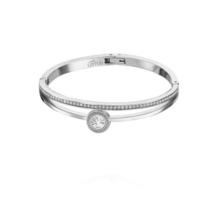 PULSERA LOTUS STYLE ACERO TREBOL LS2088-2/4