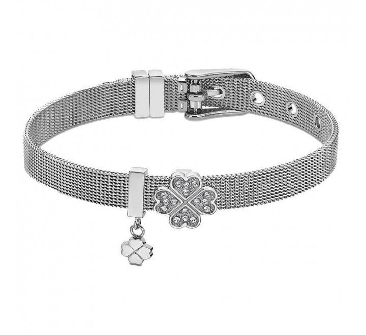 PULSERA LOTUS STYLE LS2077/2/3 ACERO TREBOL