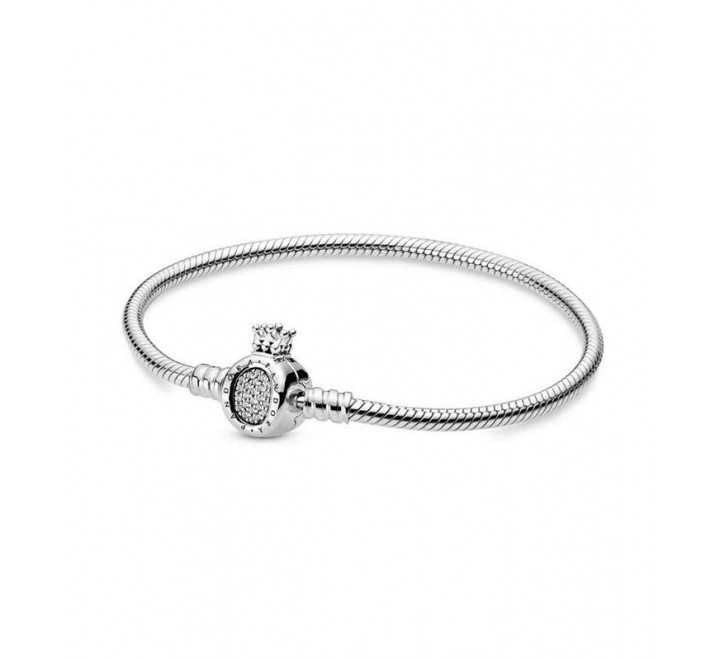 PULSERA PANDORA 598286CZ-18 PLATA BROCHE SIMBOLO CIRCONITAS