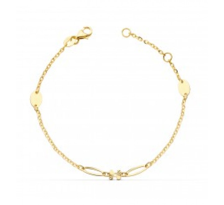 PULSERA ORO 18KTES LAZO 17,56 cm.  30000042