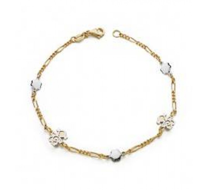 PULSERA ORO 18KTES BICOLOR MARILEN 29000033