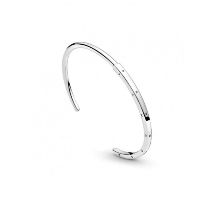 PULSERA PANDORA PLATA RIGIDA ABIERTA 599493C00-2