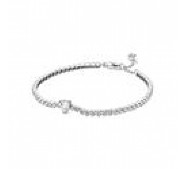PULSERA PANDORA PLATA CIRCONITAS Y CORAZON 590041C01-20