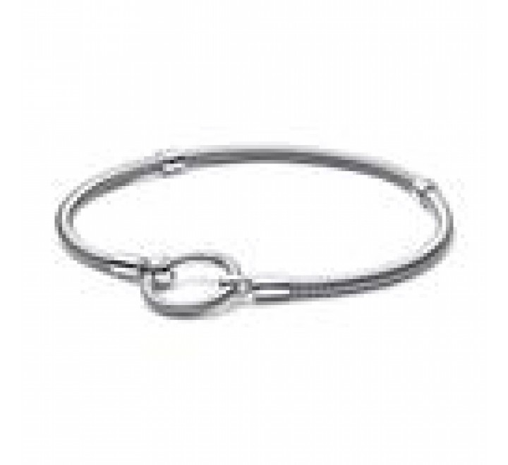 PULSERA PANDORA PLATA CIERRE EN O 18CM 592242C00-18