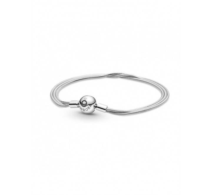 PULSERA PANDORA 599338C00-18 PLATA BROCHE BOLA MULTIHILO