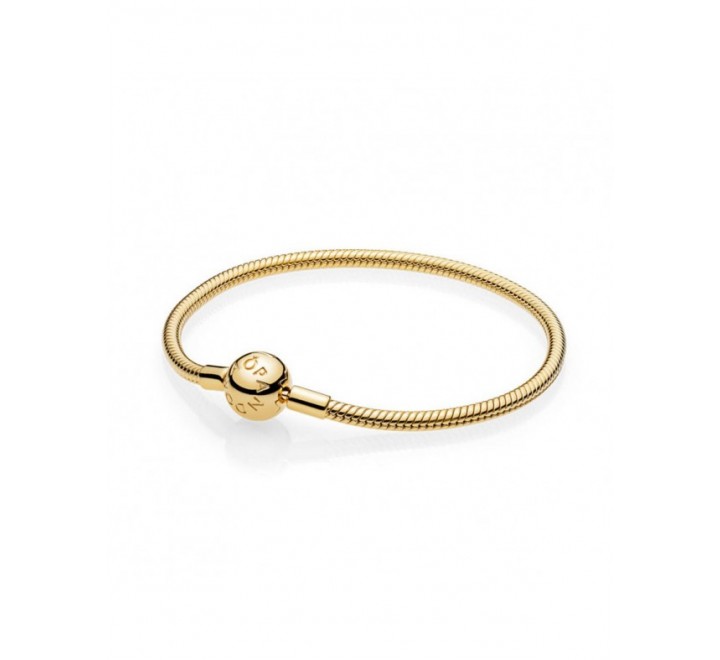 PULSERA PANDORA 568748C00-18 PLATA CHAPADA BROCHE BOLA