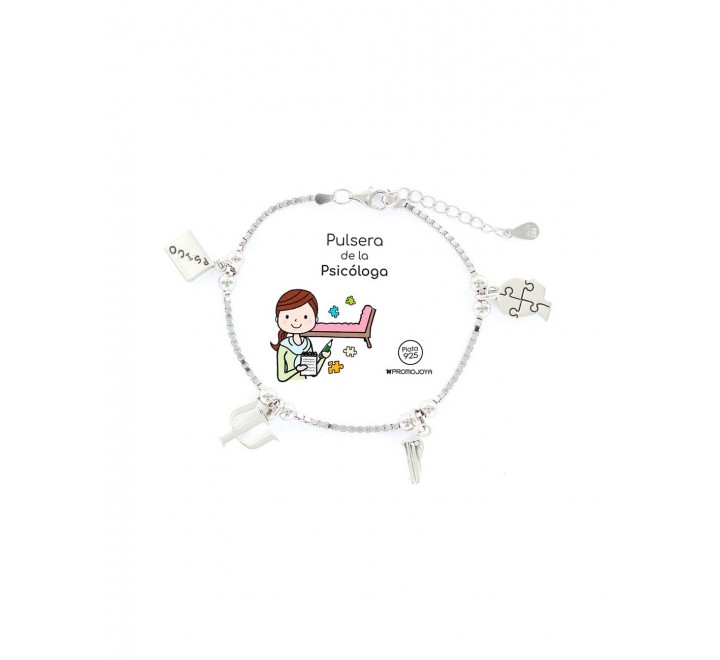 PULSERA PSICOLOGA DE PLATA 9105401