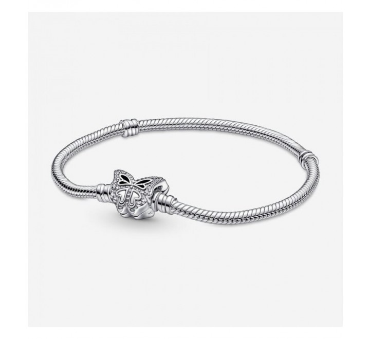 PULSERA PANDORA PLATA BROCHE MARIPOSA 18CM 590782C01-18