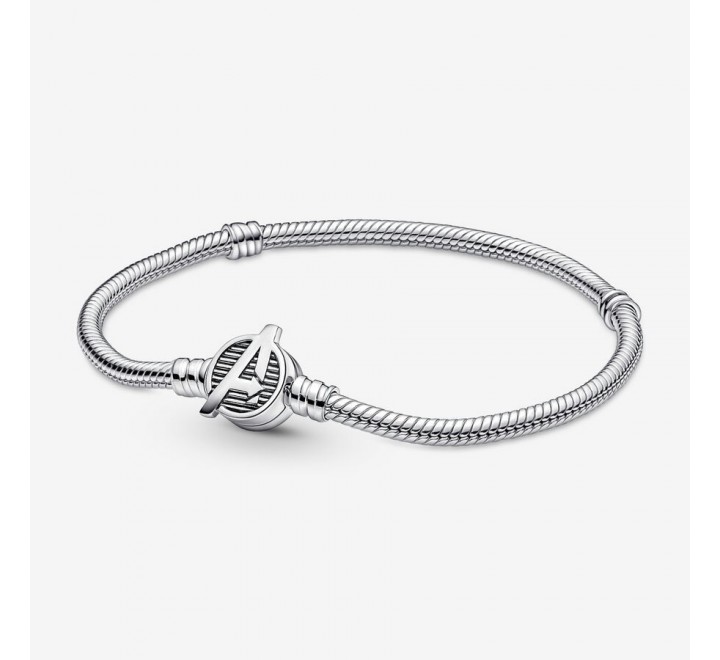 PULSERA PANDORA PLATA CIERRE LOGO VENGADORES 590784C00-19