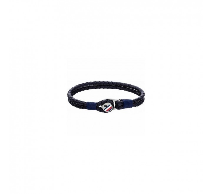 PULSERA TOMMY 2790221S CUERO AZUL