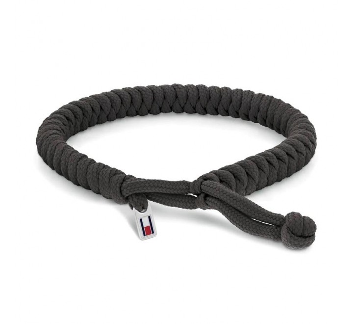 PULSERA TOMMY HILFIGER NYLON NEGRA 2790593