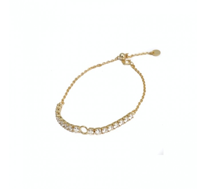 PULSERA LUXENTER BH134Y0000 PLATA CHAPADA CIRCONITAS