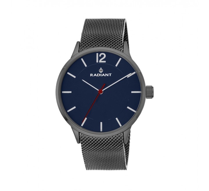 RELOJ RADIANT RA418601 ESTERILLA ACERO NEGRO CAJA NEGRA 41MM